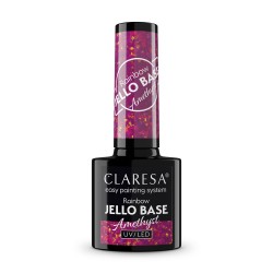 CLARESA Rainbow Baza hybrydowa - Jello Base Amethyst