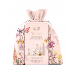 THE LUXURY BATHING COMPANY Zestaw prezentowy Wildflowers - Peony,Peach & Raspberry (woreczek) 1op.