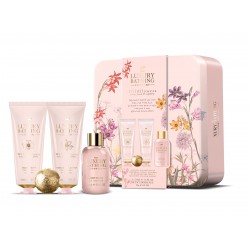 THE LUXURY BATHING COMPANY Zestaw prezentowy Wildflowers - Peony,Peach & Raspberry (puszka) 1op.