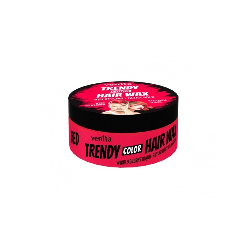 VENITA Trendy Wosk do włosów Wax Czerwony 75 g