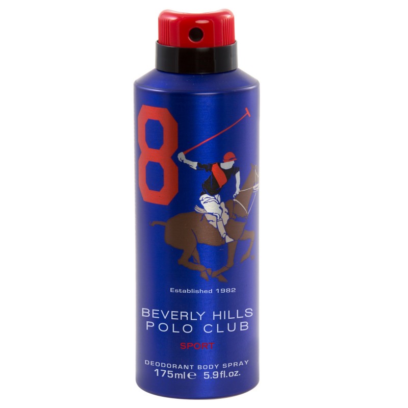 BEVERLY HILLS Polo Club 8 Deo spray dla mężczyzn 175 ml