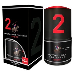 BEVERLY HILLS Polo Club 2 Antyperspirant roll-on dla mężczyzn 50 ml