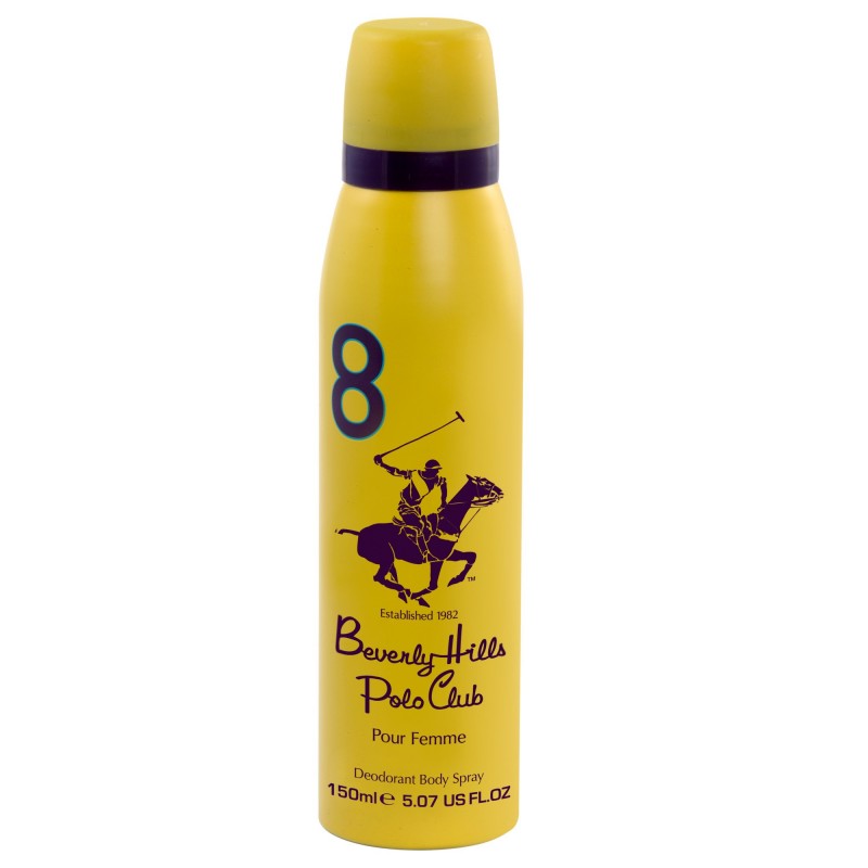 BEVERLY HILLS Polo Club 8 Deo spray dla kobiet 150 ml