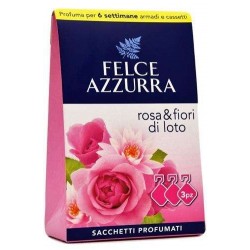 FELCE AZZURRA Torebki aromatyczne  Rose&Lotus Flower 3 szt