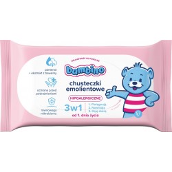 NIVEA Bambino Chusteczki emolientowe 3w1 hipoalergiczne 1 x 57 szt