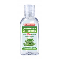 CLEAN HANDS Żel dezynfekujący do rąk - z Aloesem i Prowitaminą B5 50 ml