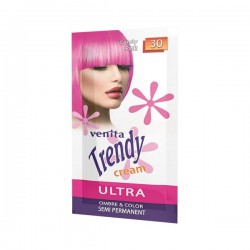 VENITA Trendy Cream Ultra Krem do koloryzacji włosów 30 Candy Pink 35 g