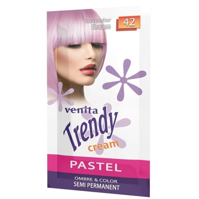 VENITA Trendy Cream Ultra Krem do koloryzacji włosów 42 Lavender Dream 35 g