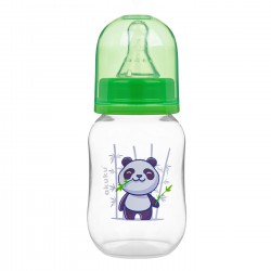 AKUKU Butelka do karmienia niemowląt - Miś Panda 125ml