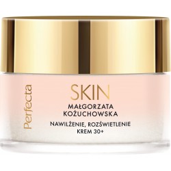 PERFECTA Skin Małgorzata Kożuchowska 30+ Krem do twarzy nawilżająco-rozświetlający na dzień i na noc 50 ml