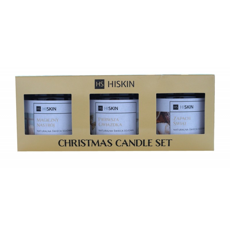 HISKIN Zestaw Candle set 3 x świeca sojowa 100ml