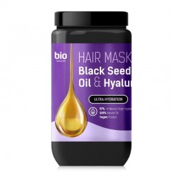 BIO NATURELL Black Seed Oil & Hyaluronic Acid Maska do włosów 946 ml