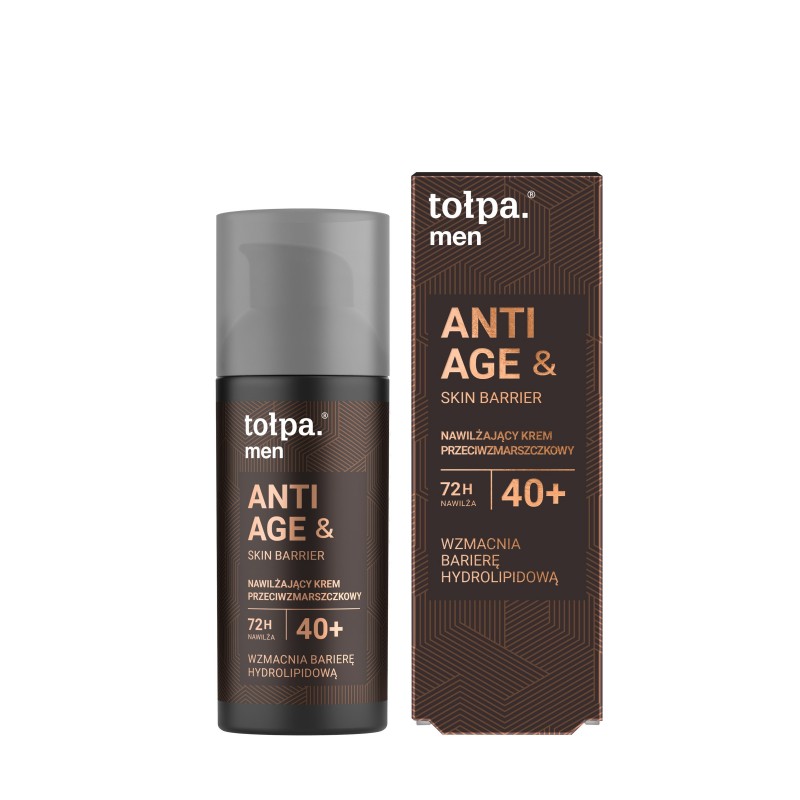 TOŁPA Men Anti Age&Skin Barrier Krem 40+nawilż 50m