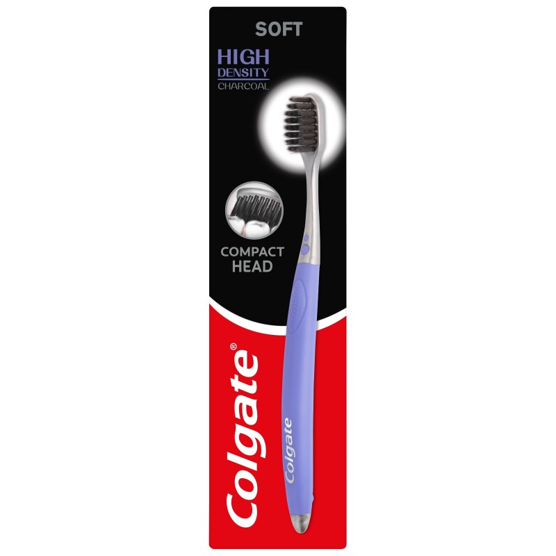 COLGATE Szczoteczka do zębów High Density Charcoal - Soft