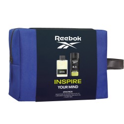 REEBOK Inspire Your Mind Zestaw prezentowy - kosmetyczka (woda toaletowa 100ml + żel pod prysznic 250ml) - męski