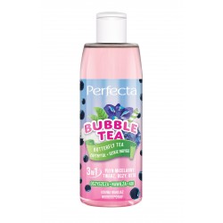 PERFECTA Bubble Tea Płyn micelarny 3w1 Butterfly Tea, Erytrytol + Dzikie Indygo 300 ml