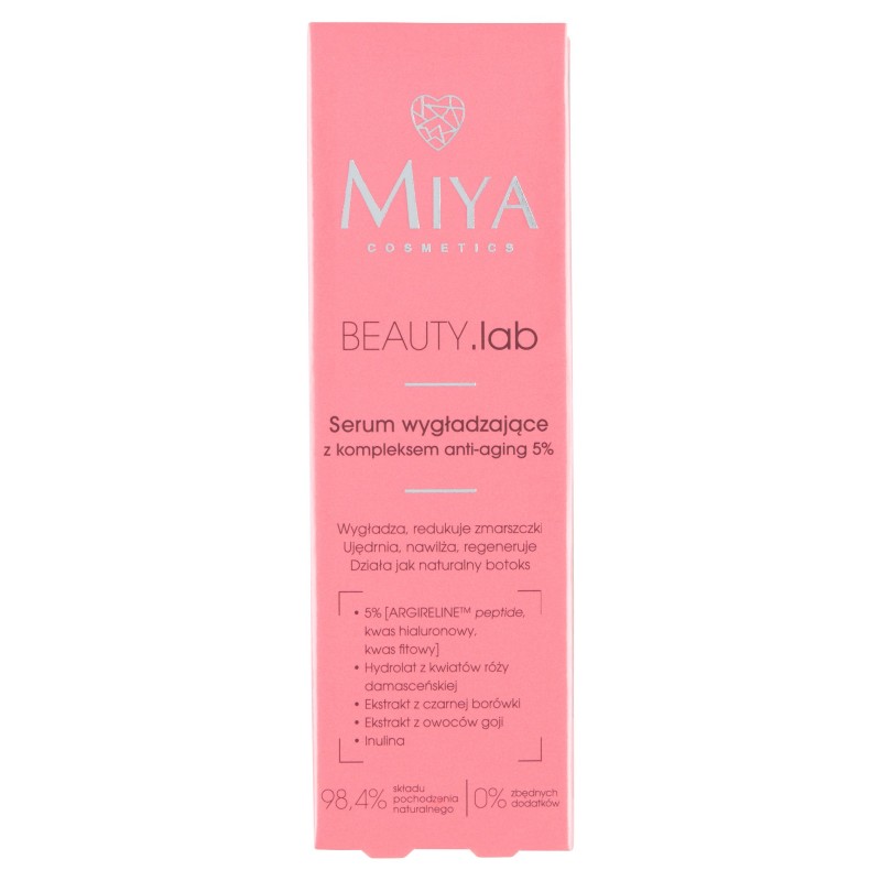 MIYA BEAUTY.lab Serum wygładzające z kompleksem anti-aging 5% 30 ml