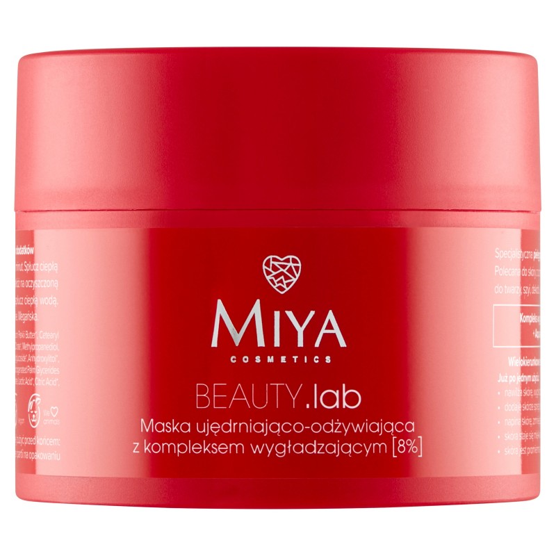 MIYA BEAUTY.lab Maska ujędrniająco-odżywiająca z kompleksem wygładzającym 50 ml