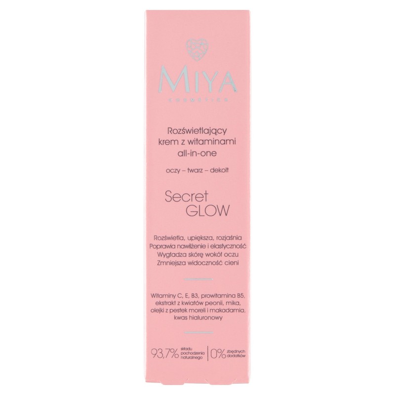 MIYA Secret Glow Krem rozświetlający z wiataminami all-in-one 30 ml