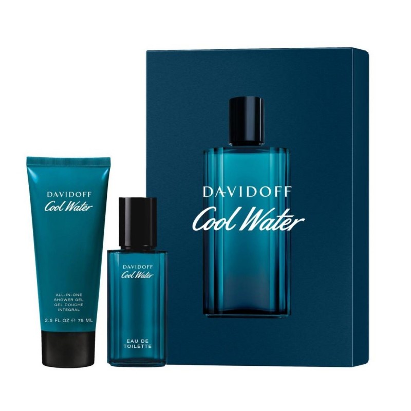 SEL ZEST Davidoff Cool Water Men EDT 40ml+SG 75ml&