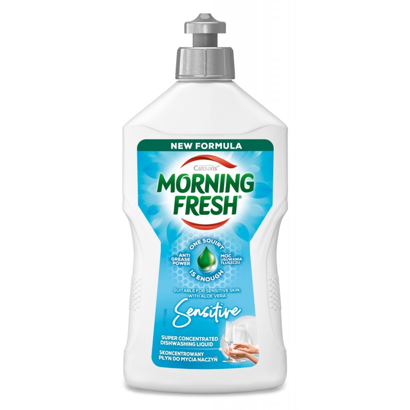 CUSSONS Morning Fresh Skoncentrowany płyn do mycia naczyń - Sensitive 400 ml