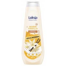 LUKSJA Creamy & Soft Kremowy Płyn do kąpieli - Warm Vanilla 900 ml