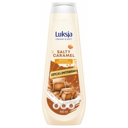 LUKSJA Creamy & Soft Kremowy Płyn do kąpieli - Salty Caramel 900 ml