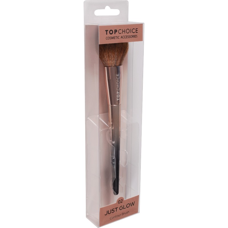 TOP CHOICE Pędzel do różu Just Glow 02