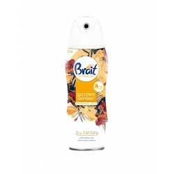 BRAIT 2in1 Air Care Suchy Odświeżacz powietrza Golden Amber (Essential Oils) 300 ml