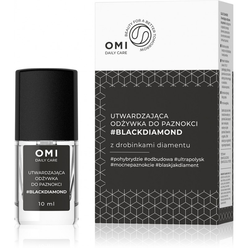 OMI Daily Care Odżywka do paznokci utwardzająca  BLACKDIAMOND z drobinkami diamentu 10 ml