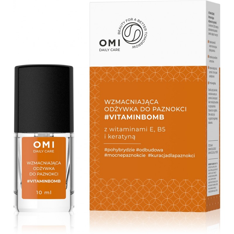 OMI Daily Care Odżywka do paznokci wzmacniająca  VITAMINBOMB z witaminami E,B5 i keratyną 10 ml