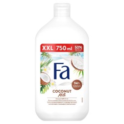 FA Coconut Milk Kremowy Żel pod prysznic i do kąpieli o zapachu mleczka kokosowego 750 ml (XXL)