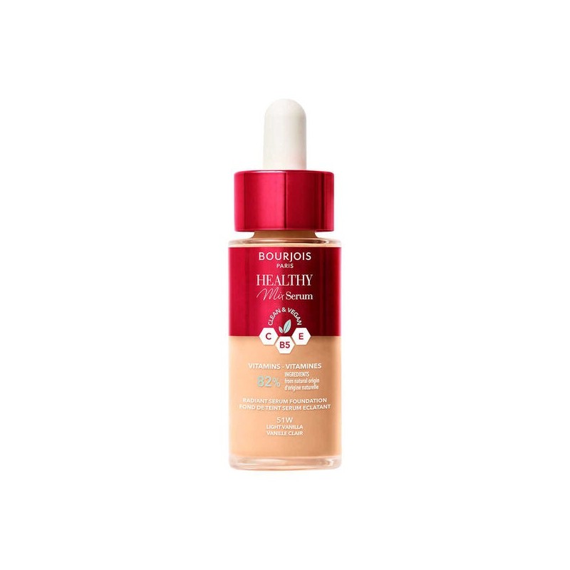 BOURJOIS Healthy mix Podkład-serum do twarzy z witaminami 051 Light Vanilla 30 ml