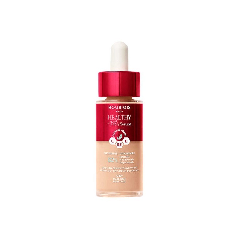 BOURJOIS Healthy mix Podkład-serum do twarzy z witaminami 53 Light Beige 30 ml