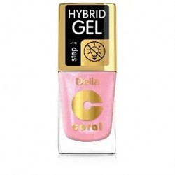 DELIA Coral Hybrid Gel Lakier hybrydowy do paznokci 100 Pink Pudding 11 ml