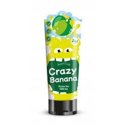 SWEET CANDY Szampon i żel pod prysznic 2w1 - Crazy Banana 250 ml