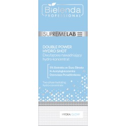 BIELENDA PROFESSIONAL Supremelab Hydra Glow Double Power Hydro Shot Dwufazowy nawadniający Hydro-koncentrat do twarzy 30 ml