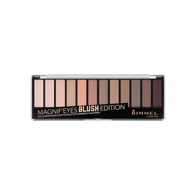 RIMMEL Magnif`Eyes Paleta cieni do powiek 002 Blush