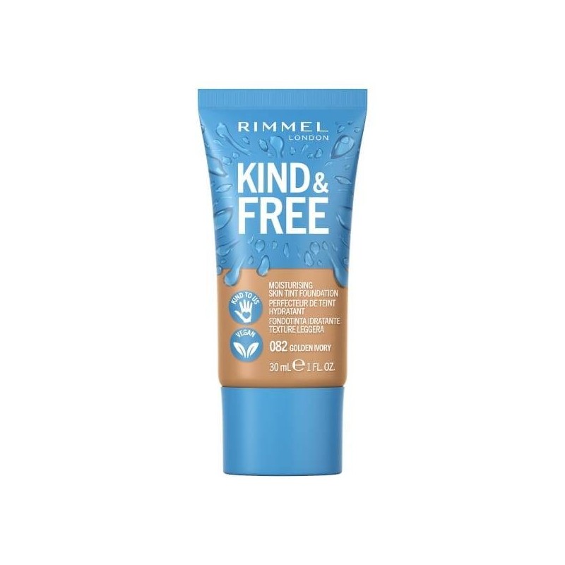 RIMMEL Kind & Free Podkład do twarzy nawilżający 082 Golden Ivory 30 ml