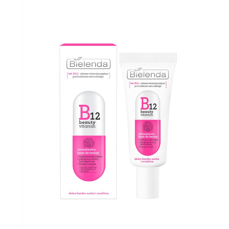 BIELENDA B12 Beauty Vitamin Witaminowy krem do twarzy 50 ml