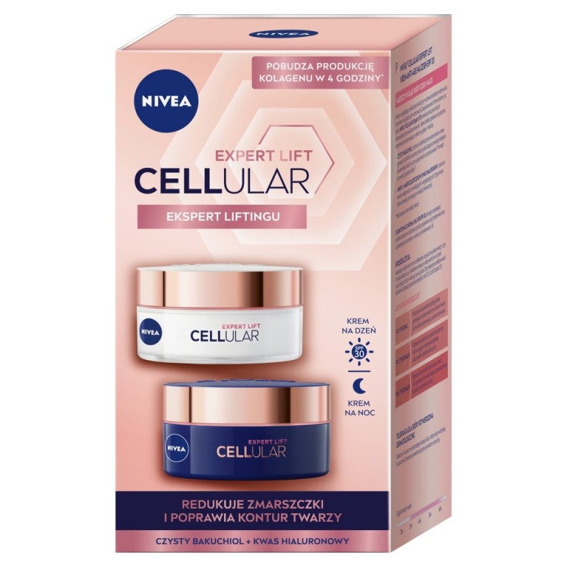 Nivea Zestaw DUO Cellular Expert Lift (krem na dzień 50 ml + krem na noc 50 ml)