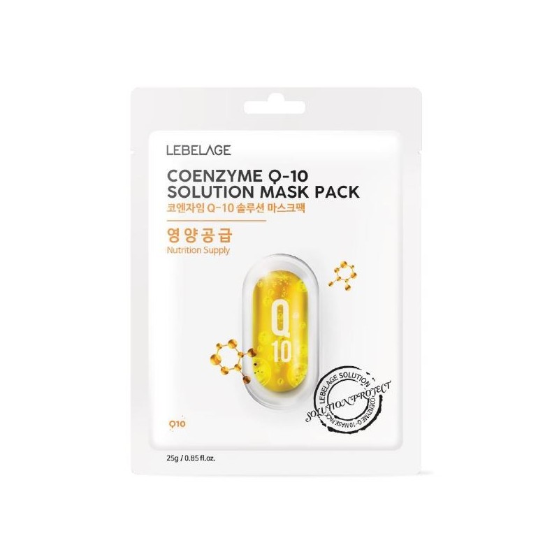 LEBELAGE Maseczka w płachcie Coenzyme Q10 25g