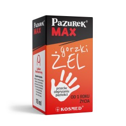 KOSMED Pazurek Max Goszki Żel przeciw obgryzaniu paznokci 10 ml