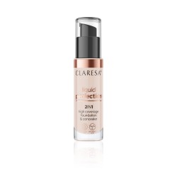 CLARESA Liquid Perfect 2w1 Korektor i podkład kryjący nr 103 34g