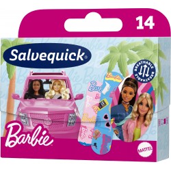 SALVEQUICK Plastry opatrunkowe dla dzieci - Barbie 1 op.-14 sztuk