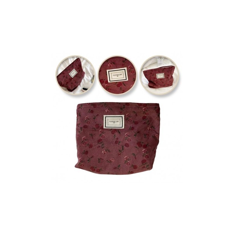 ECARLA Kosmetyczka KS118 Bordowa