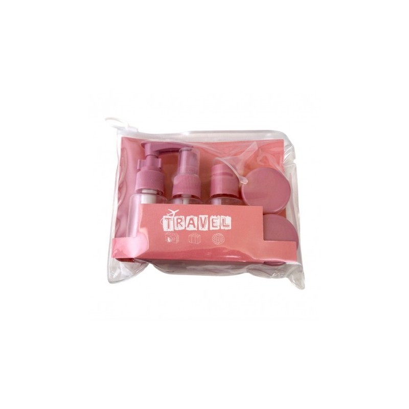 ECARLA Zestaw pojemniczków i akcesoriów podróżnych 7w1 KS122R