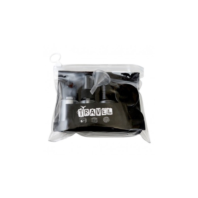 ECARLA Zestaw pojemniczków i akcesoriów podróżnych 7w1 KS122CZ