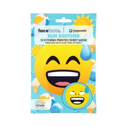 FACE FACTS Printed Joy Pixels Maseczka w płacie kojąca - Sun Soother 20 ml