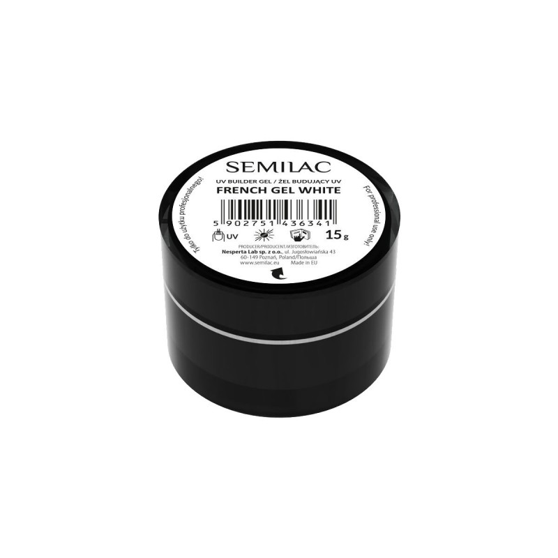 SEMILAC Żel Budujący Semilac French Gel White 15 g